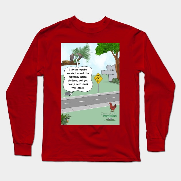 Home Shopping Long Sleeve T-Shirt by Enormously Funny Cartoons